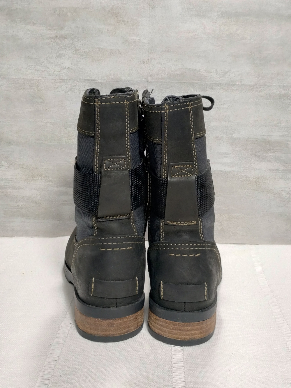 Sorel Emelie Conquest Combat Boot Military Style Size 8 Waterproof Rugged - Picture 5 of 8